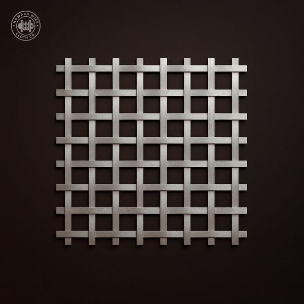 3/4" Mesh - .120" Wire Diameter - 304 Stainless Steel Woven Wire - 48" Wide - Howard Wire Cloth Co.