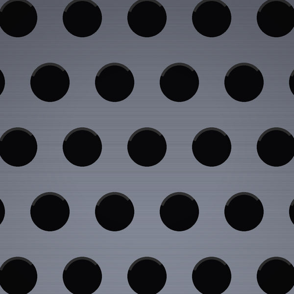 3/16" Hole on 5/16" Staggered – 16 Gauge – Stainless Steel Type 304 Perforated – 48" x 120" Sheet