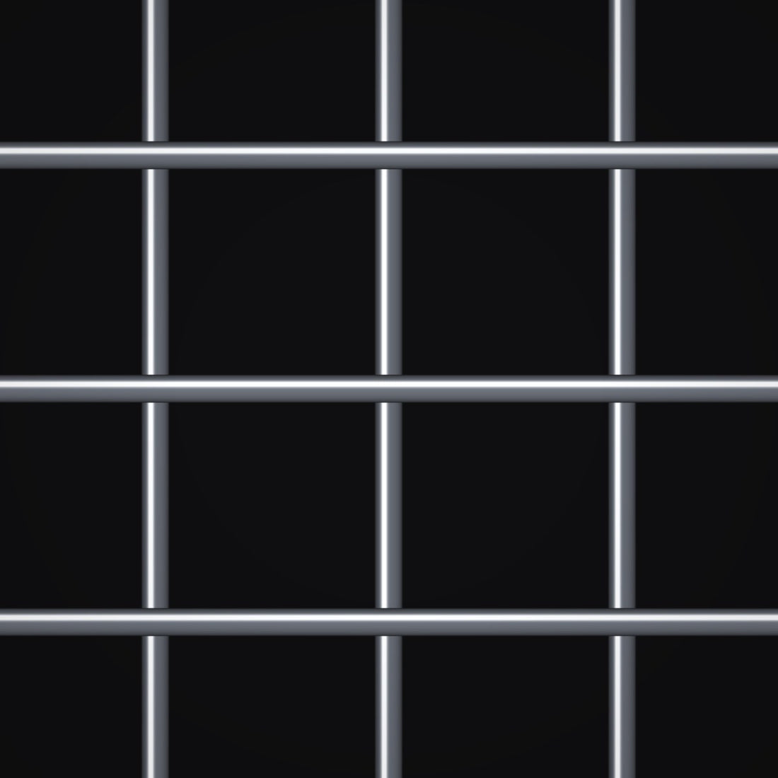 Close-up of 304 stainless steel welded wire mesh with 1" openings