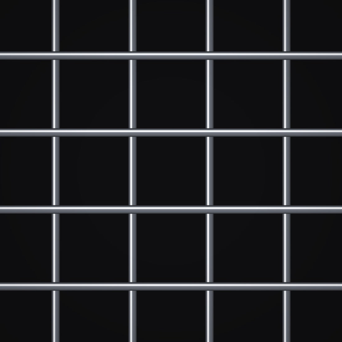 Close-up of 304 stainless steel welded wire mesh with 4 mesh openings