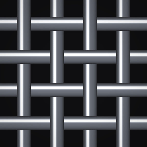 1/4" Mesh – .105" Wire Diameter – 304 Stainless Steel Crimped Woven Wire – 60" Wide