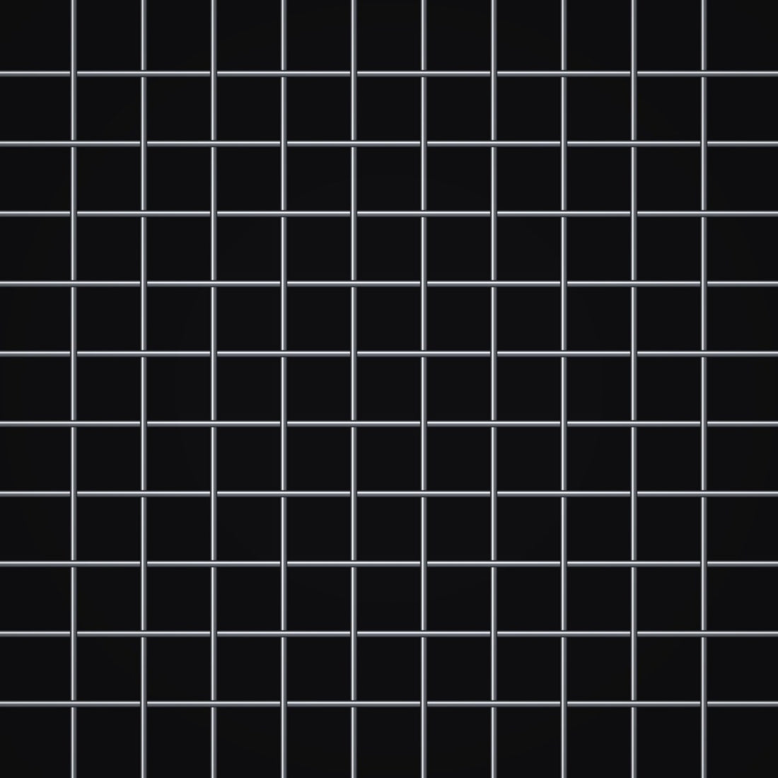 Close-up of 304 stainless steel crimped woven wire mesh, 10 mesh, in .010" wire