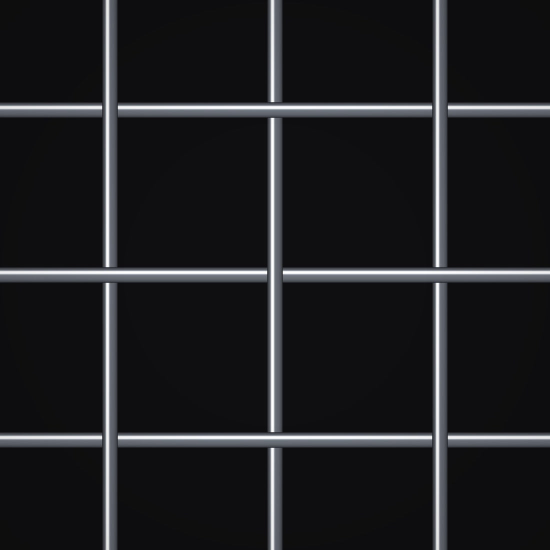 Close-up of 304 stainless steel crimped woven wire mesh, 2 mesh, in .047" wire