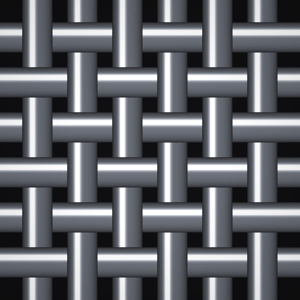 5/32" Mesh – .105" Wire Diameter – 304 Stainless Steel Crimped Woven Wire – 48" Wide
