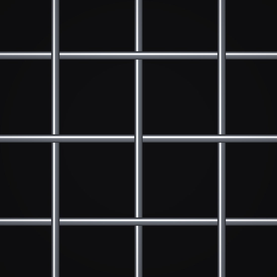 Close-up of 304 stainless steel crimped woven wire mesh, 5/8" square openings, in .063" wire