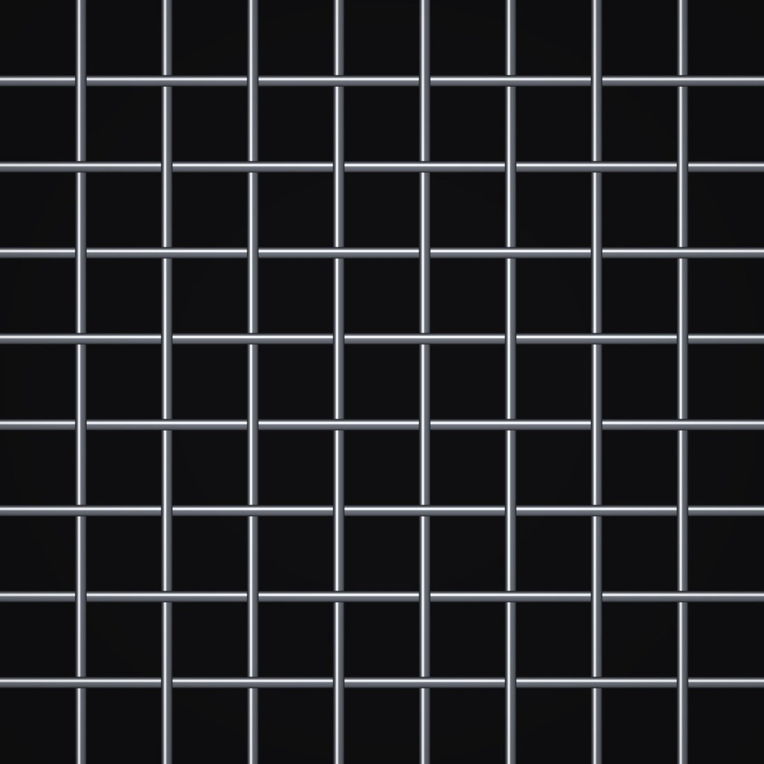 Close-up of 316 stainless steel crimped woven wire mesh, 8 mesh, in .017" wire