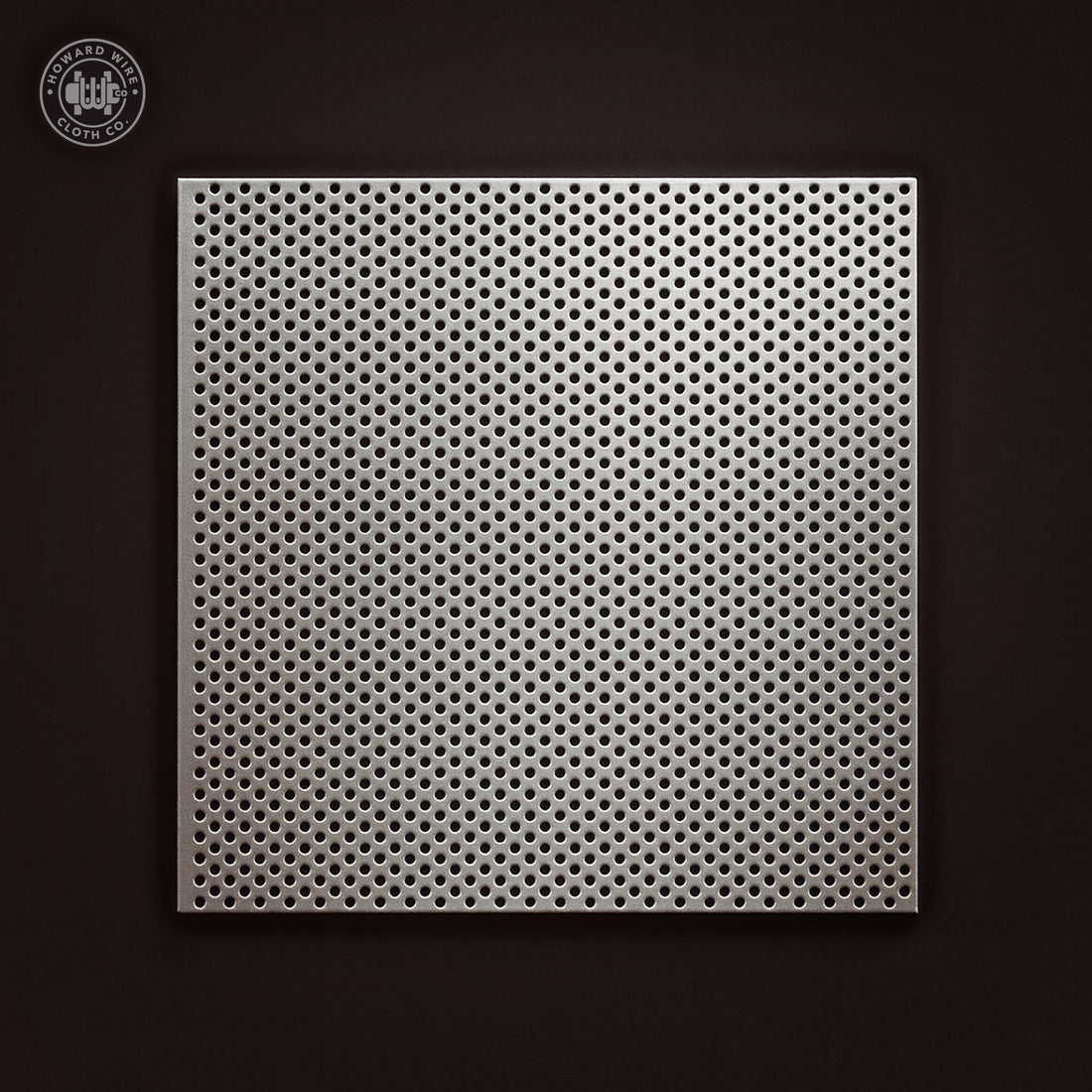 1/16" Hole on 3/32" Staggered - 20 Gauge - Stainless Steel Type 304 Perforated - 48" x 120" Sheet - Howard Wire Cloth Co.