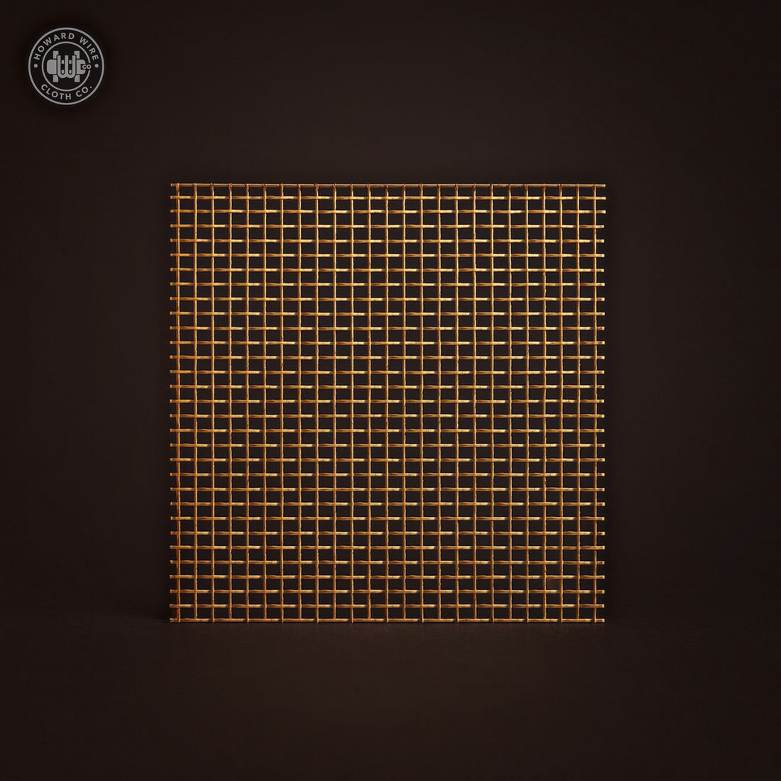 80 x 70 Mesh - .0055" Wire Diameter - Brass Woven Wire - Howard Wire Cloth Co.