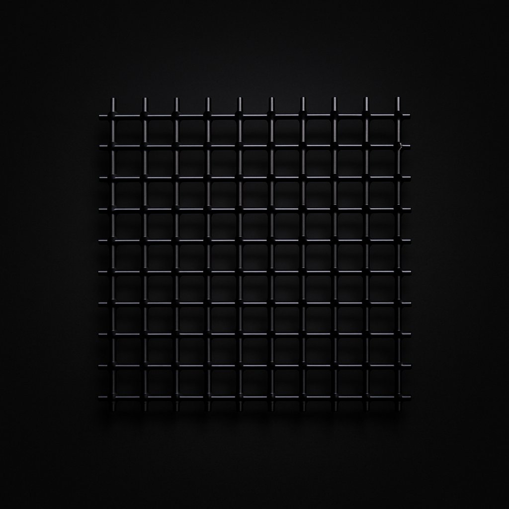 PVC Black Welded wire mesh