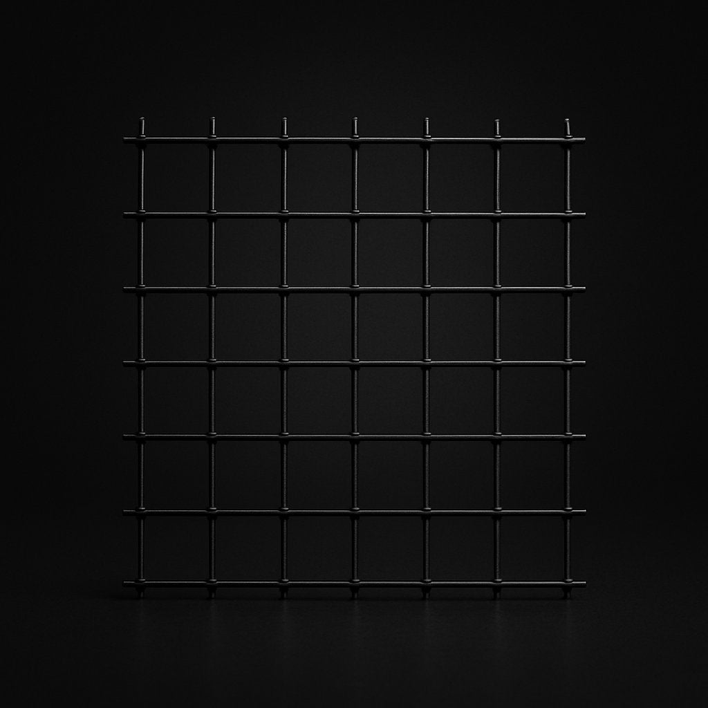 PVC Black Welded wire mesh