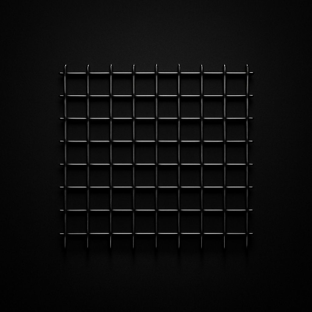 PVC Black Welded wire mesh