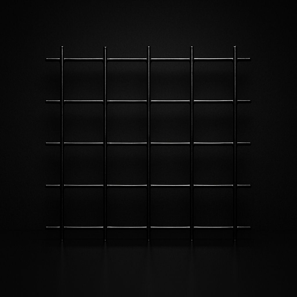PVC Black Welded wire mesh