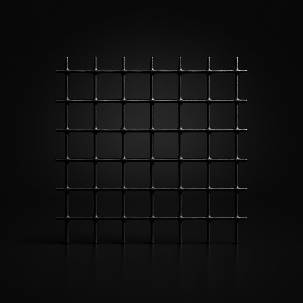 PVC Black Welded wire mesh