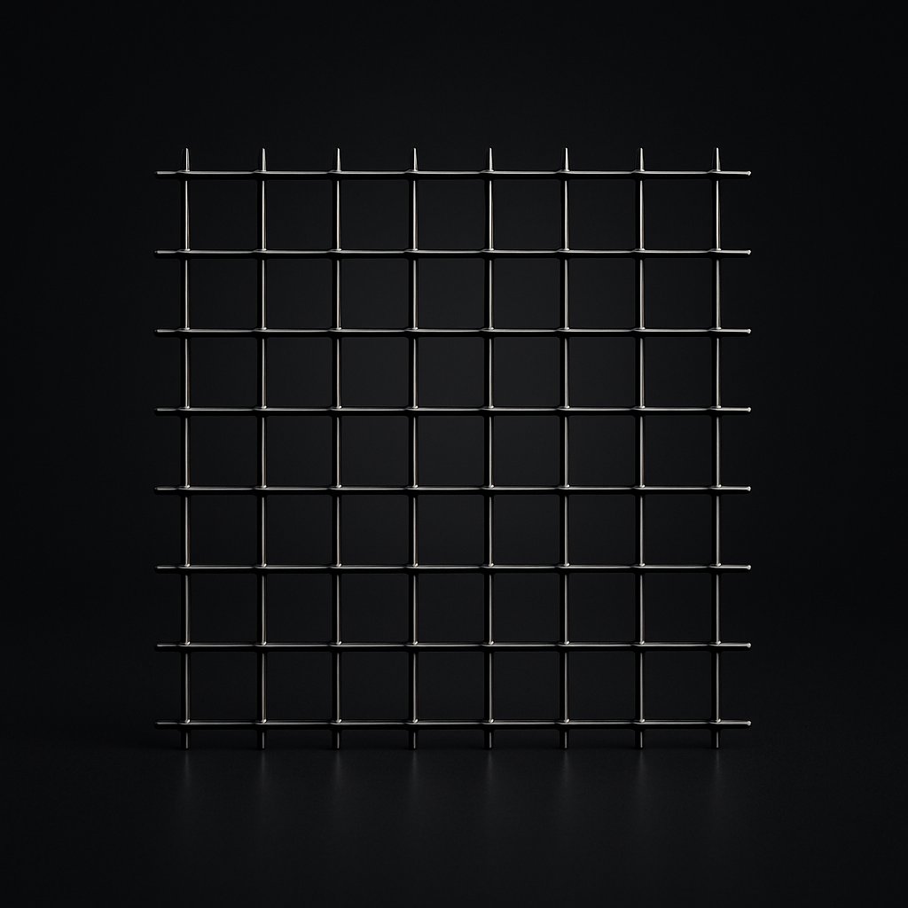 PVC Black Welded wire mesh