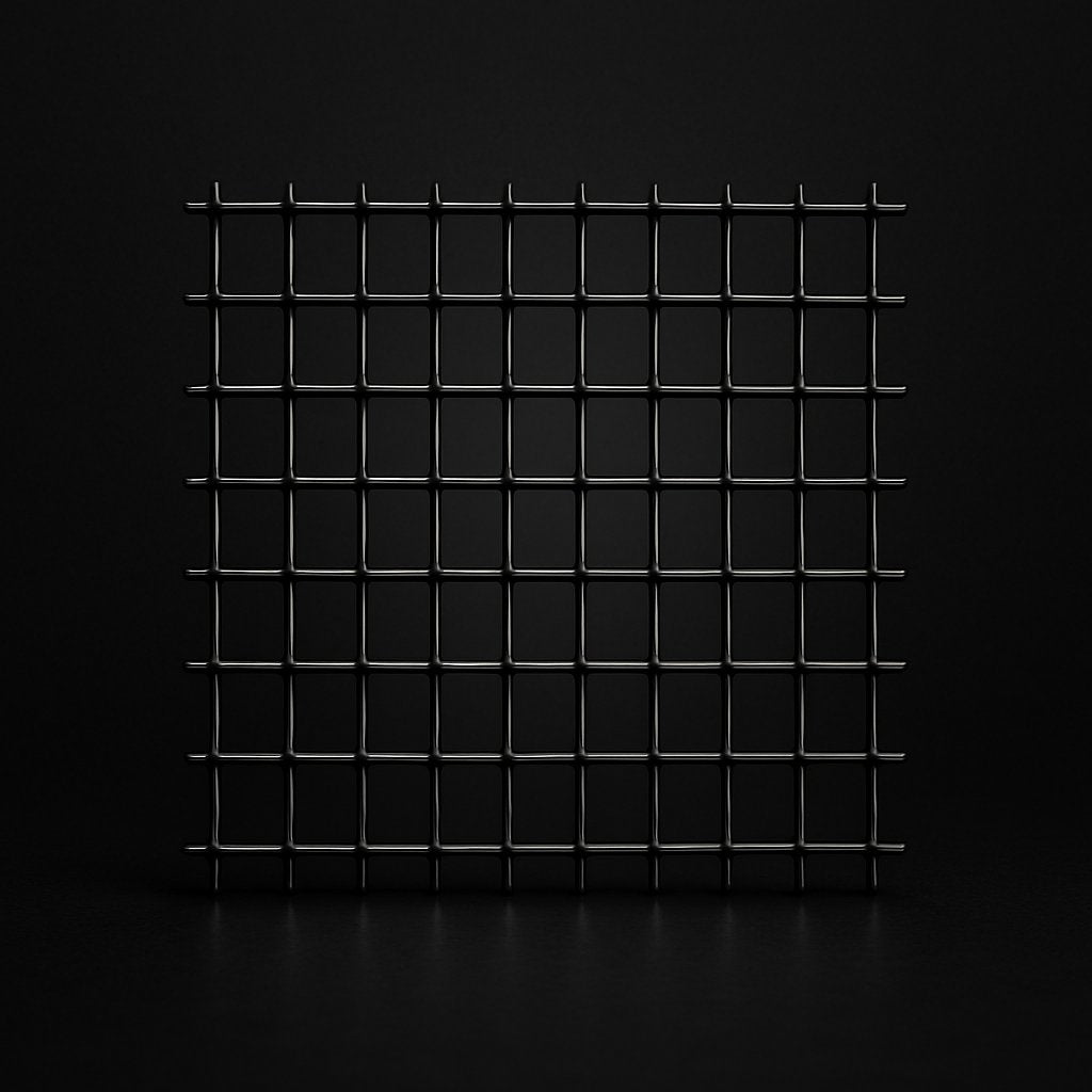 PVC Black Welded wire mesh
