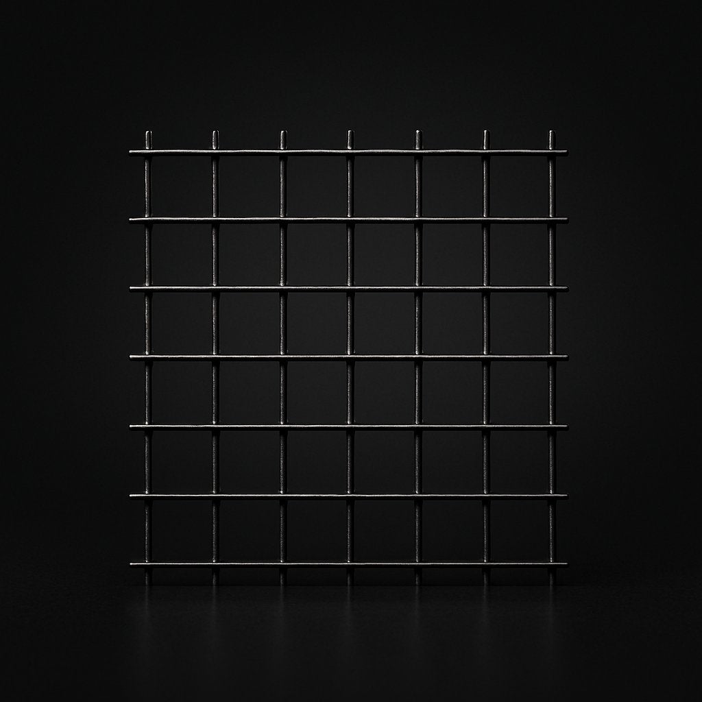 PVC Black Welded wire mesh