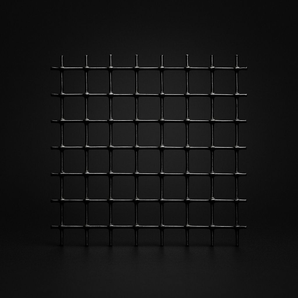 PVC Black Welded wire mesh