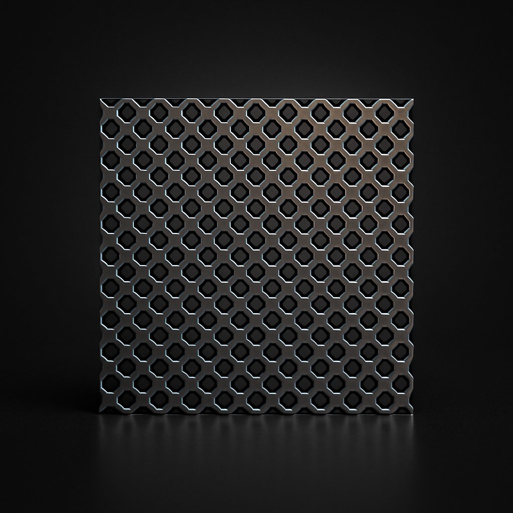 304 SS Perforated wire mesh