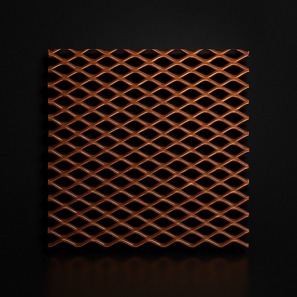 Copper Expanded wire mesh