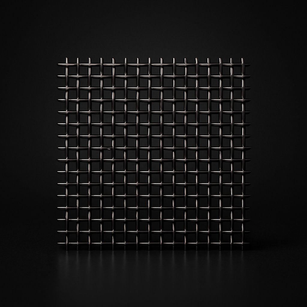 Epoxy Black Woven wire mesh