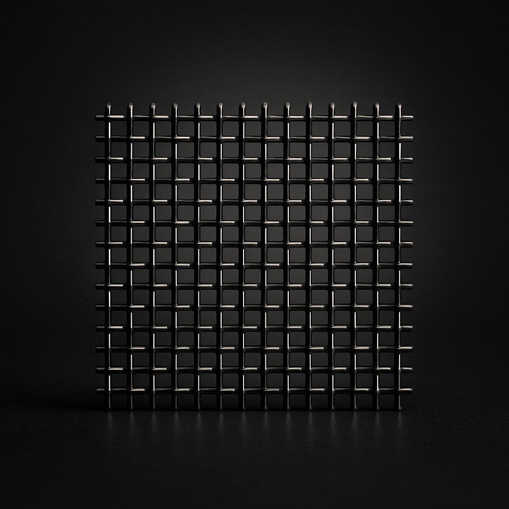 Epoxy Black Woven wire mesh