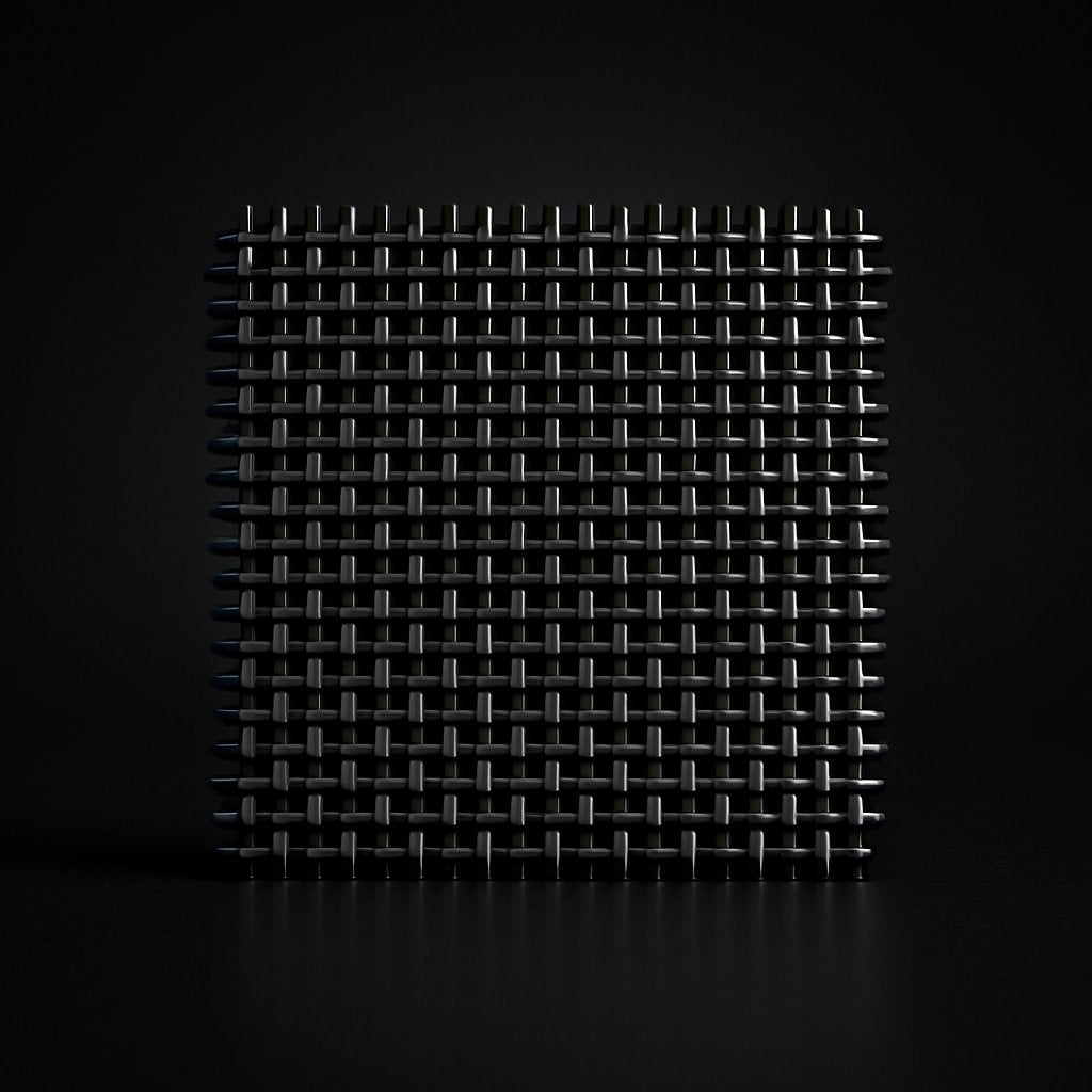 Epoxy Black Woven wire mesh