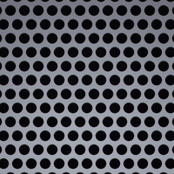 .050" Hole on .066" Straight – .032" Thick – Aluminum Perforated – 36" x 120" Sheet