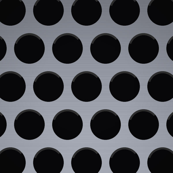 1/4" Hole on 5/16" Staggered – .063" Thick – Aluminum Perforated – 48" x 120" Sheet
