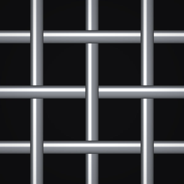 1/2" Mesh – .120" Wire Diameter – Aluminum Crimped Woven Wire – 48" Wide