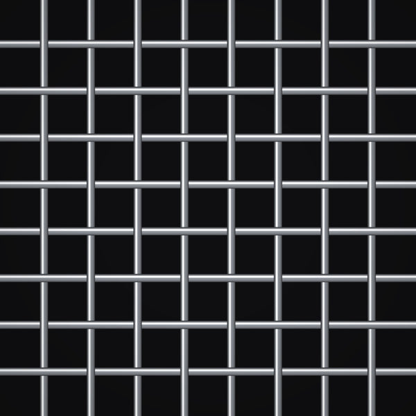 8 Mesh – .022" Wire Diameter – Aluminum Woven Wire – 48" Wide