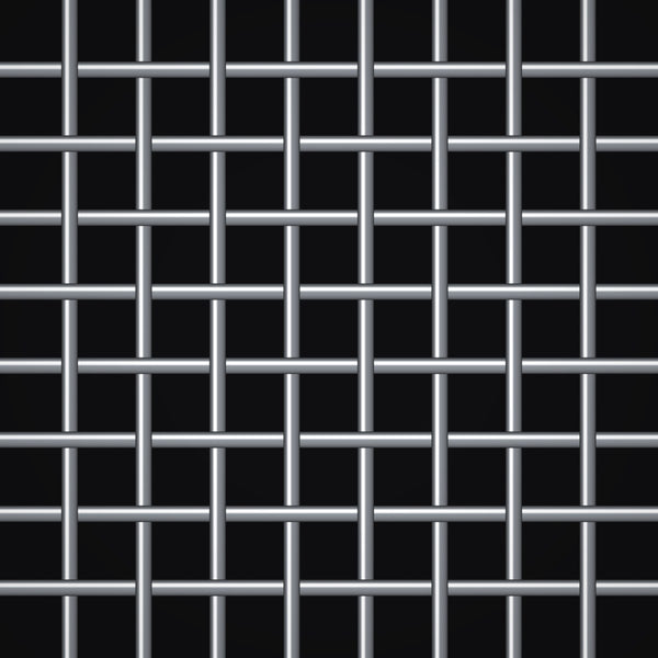 8 Mesh – .028" Wire Diameter – Aluminum Woven Wire