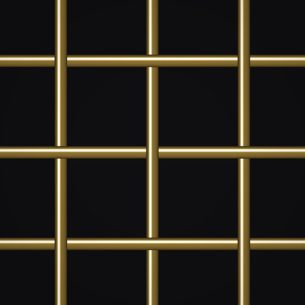 1" Mesh – .135" Wire Diameter – Brass Woven Wire – 48" Wide