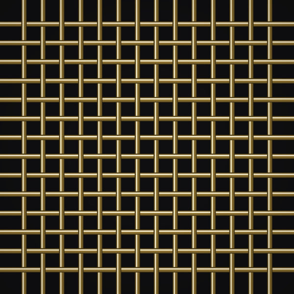 14 Mesh – .020" Wire Diameter – Brass Woven Wire – 36" Wide