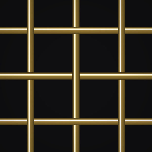 2 Mesh – .080" Wire Diameter – Brass Woven Wire – 48" Wide