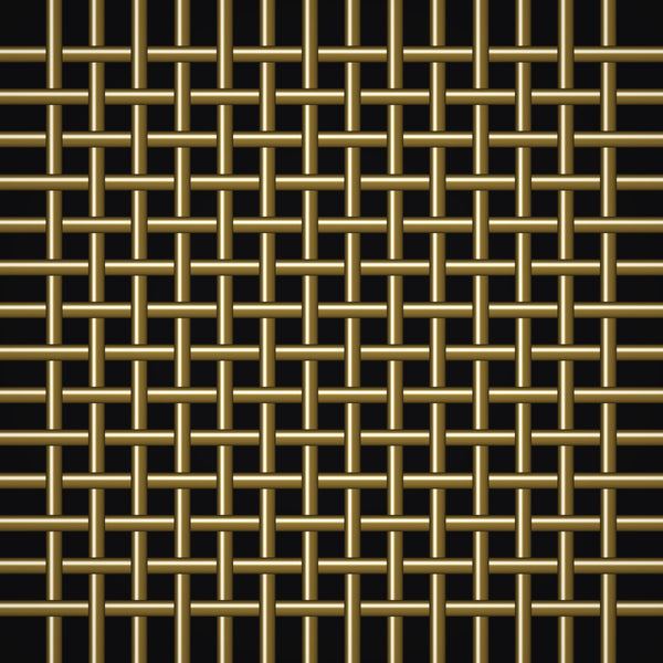 35 Mesh – .011" Wire Diameter – Brass Woven Wire – 36" Wide