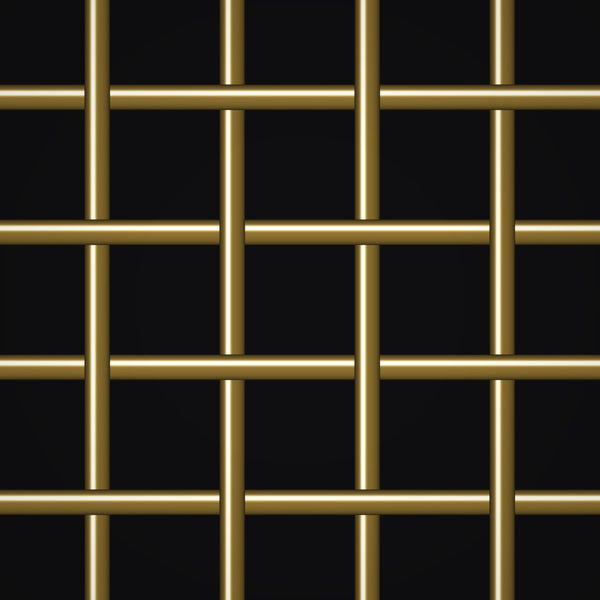 4 Mesh – .047" Wire Diameter – Brass Woven Wire – 36" Wide
