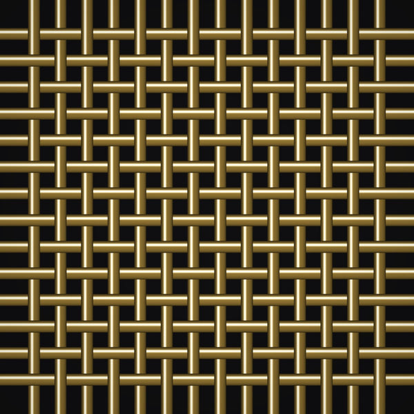 70 Mesh – .0065" Wire Diameter – Brass Woven Wire – 36" Wide