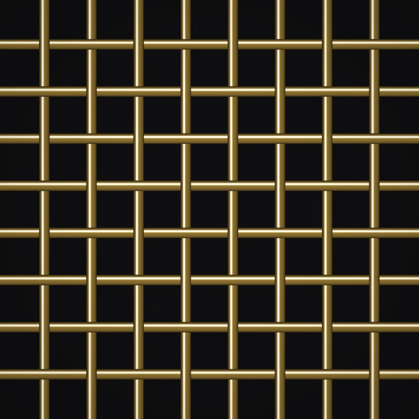 8 Mesh – .028" Wire Diameter – Brass Woven Wire – 36" Wide