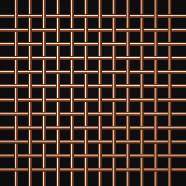 12 Mesh – .023" Wire Diameter – Copper Woven Wire – 36" Wide