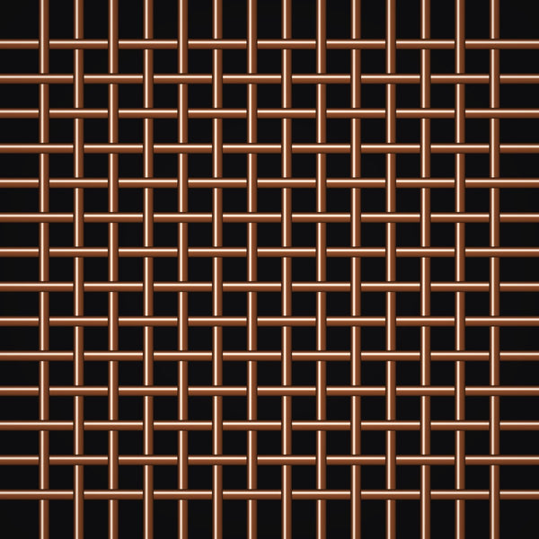 18 Mesh – .017" Wire Diameter – Copper Woven Wire – 36" Wide