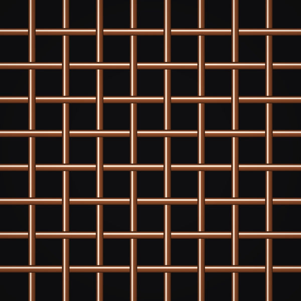 8 Mesh – .028" Wire Diameter – Copper Woven Wire – 36" Wide