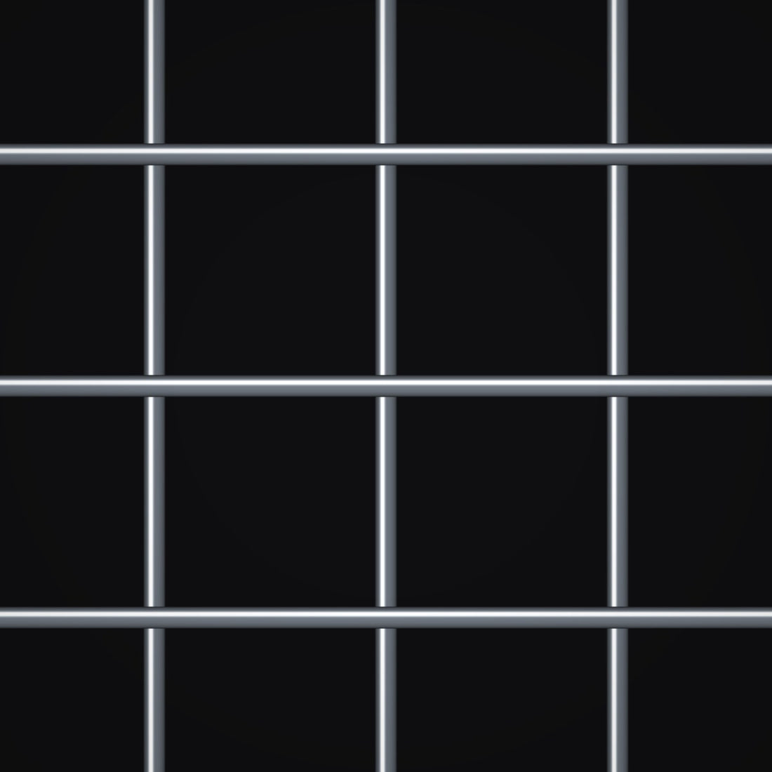 Close-up of galvanized steel hardware cloth, 3 mesh