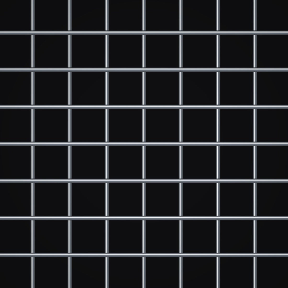 Close-up of galvanized steel hardware cloth, 7 mesh