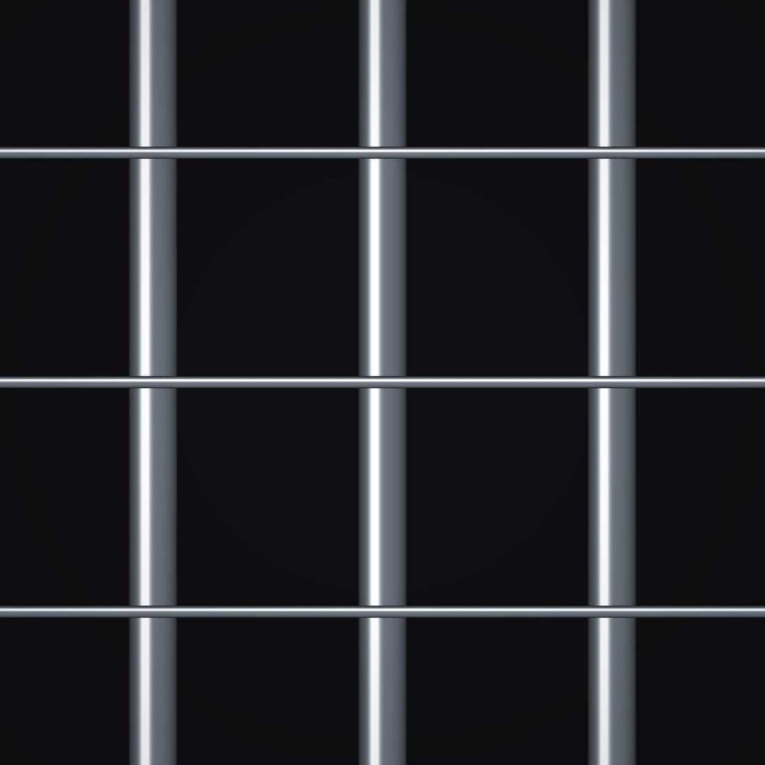 Close-up of galvanized-after-weave steel welded wire mesh with 1/2" x 3" openings