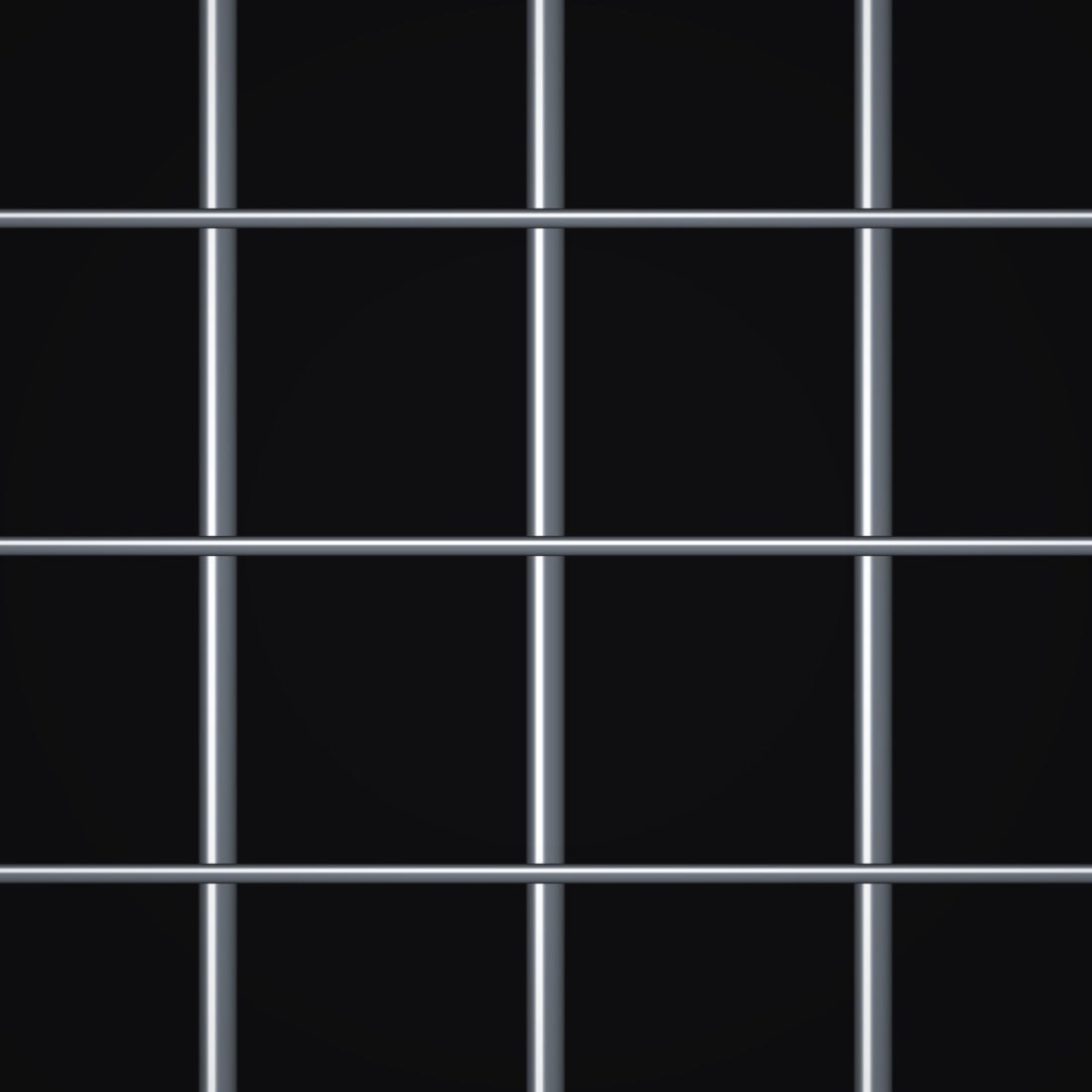 Close-up of galvanized-after-weave steel welded wire mesh with 1" x 3" openings