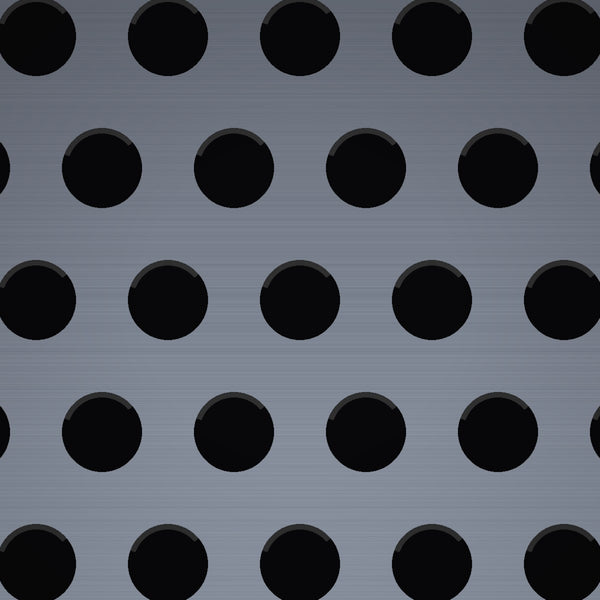 3/16" Hole on 5/16" Staggered – 10 Gauge – Galvanized Before Perforated – 48" x 120" Sheet