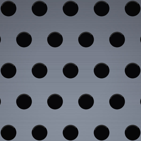 3/32" Hole on 3/16" Staggered – 22 Gauge – Galvanized Before Perforated – 48" x 120" Sheet