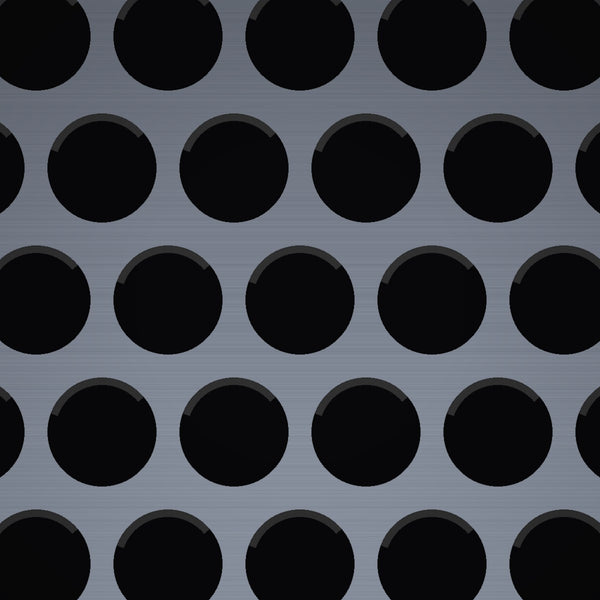 5/32" Hole on 3/16" Staggered – 22 Gauge – Galvanized Before Perforated – 48" x 120" Sheet