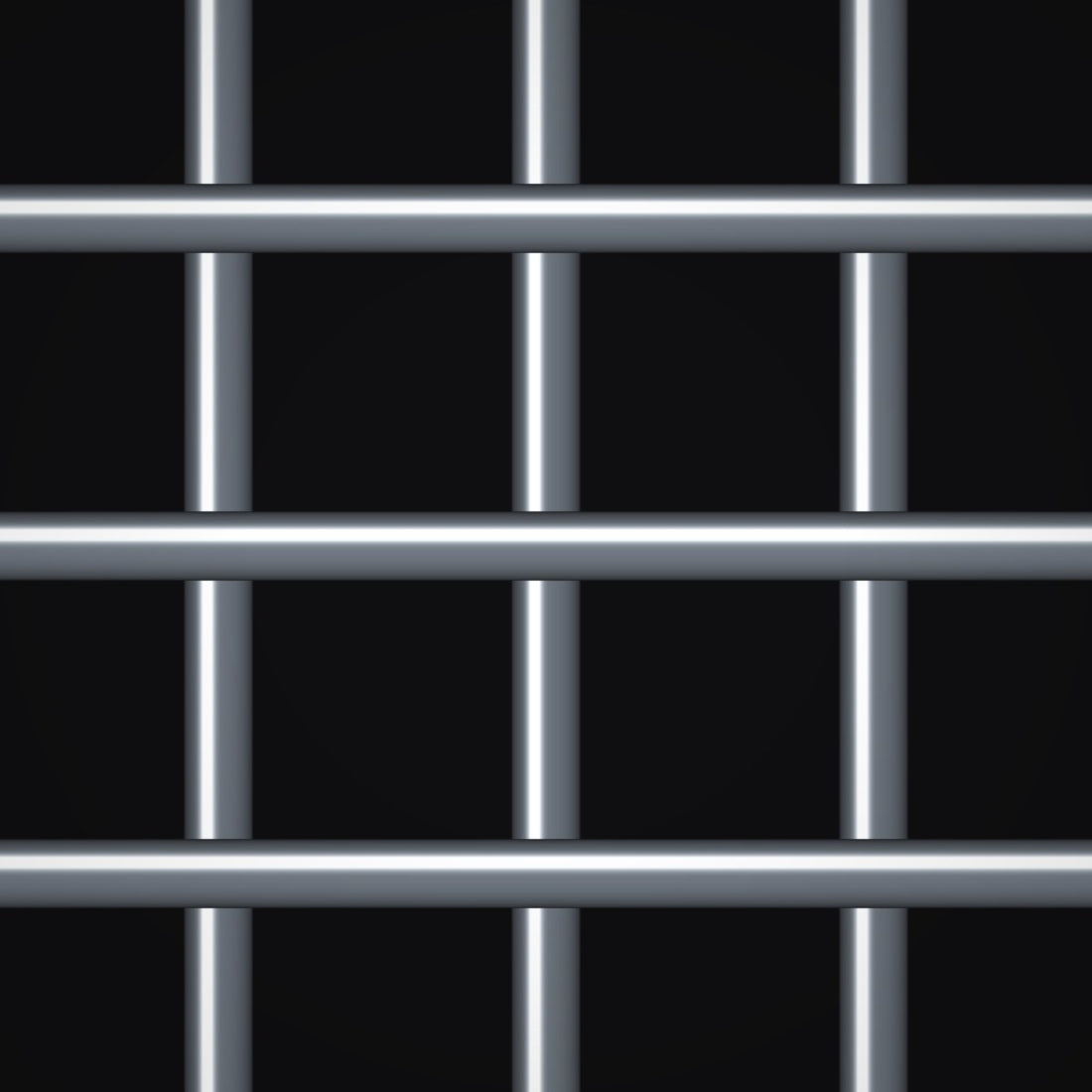 Close-up of galvanized-before-weave steel welded wire mesh with 1-1/2" x 1-1/2" openings