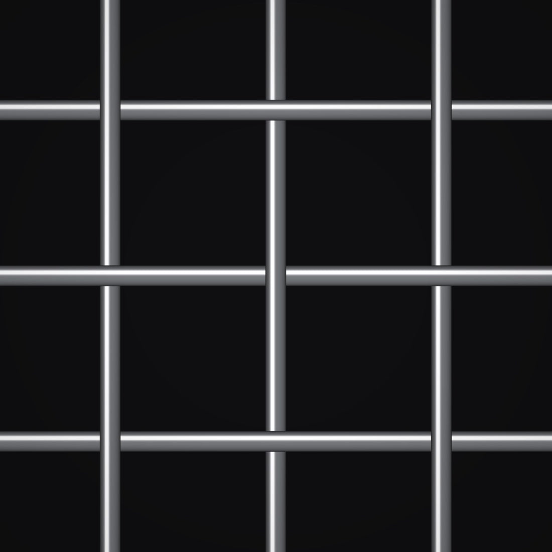 Close-up of Monel crimped woven wire mesh, 2 mesh, in .063" wire